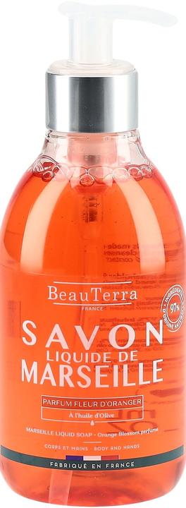 Image du produit BeauTerra savon liquide Marseille fleur d'oranger liq (Savon liquide, 300 ml)
