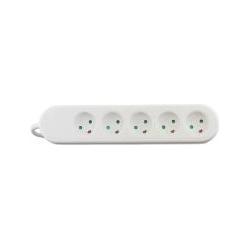Thumbnail - Mercodan, Verlängerungskabel, 982150, 5 m, White, 5 AC outlet(s), White, 1 pc(s) (5 m)