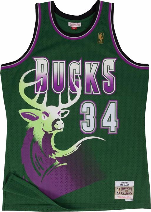 Immagine prodotto Mitchell & Ness Maglia Swingman Milwaukee Bucks 199697 Ray Allen (XL)