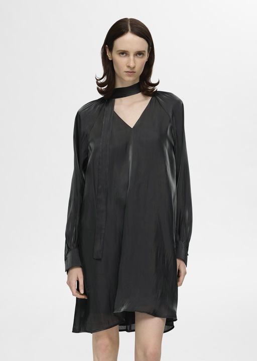 Image du produit Selected Femme Robe métallique avec décolleté en V (42)