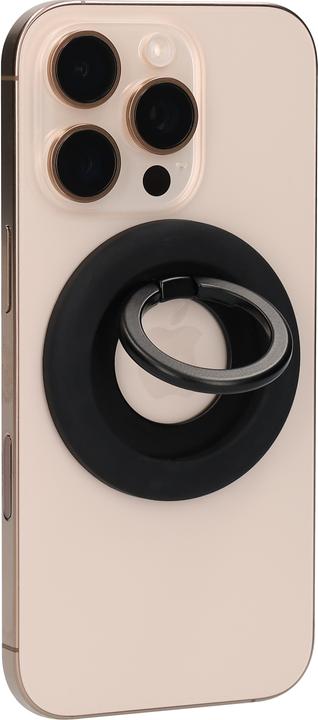 Actual product image Mobiparts MagSafe Ring with Standfunction Matt Black