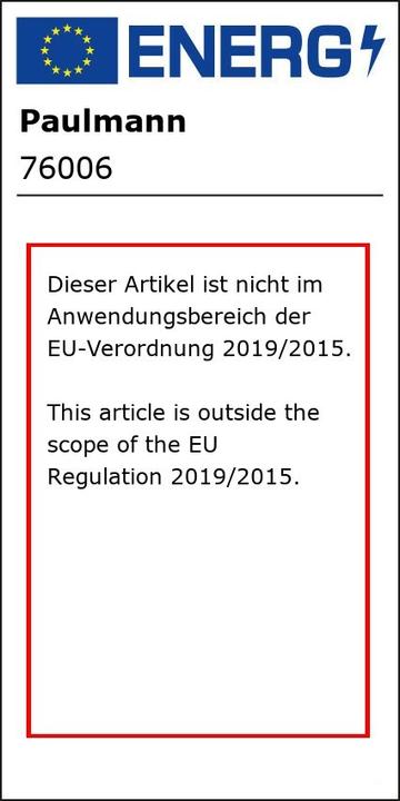 Etichetta energetica Paulmann Pro Strip Argento P25 (Rosso, 500 cm, Interno)