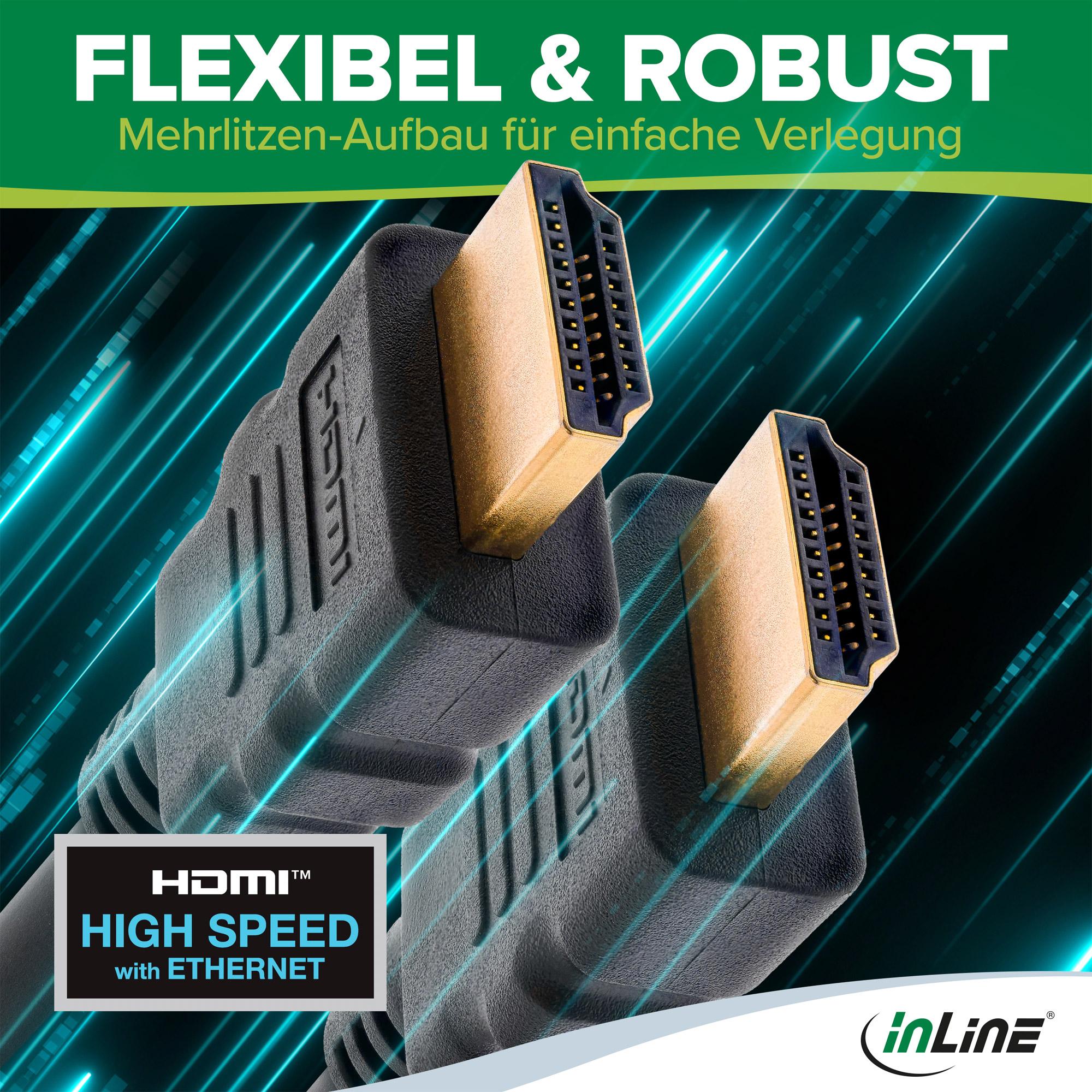 Thumbnail - InLine HDMI Kabel (3 m, HDMI), Video Kabel