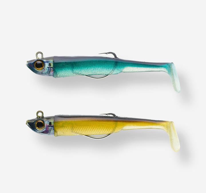 Immagine prodotto Caperlan Set di piume in gomma Ancho 90 Shad (9 cm)