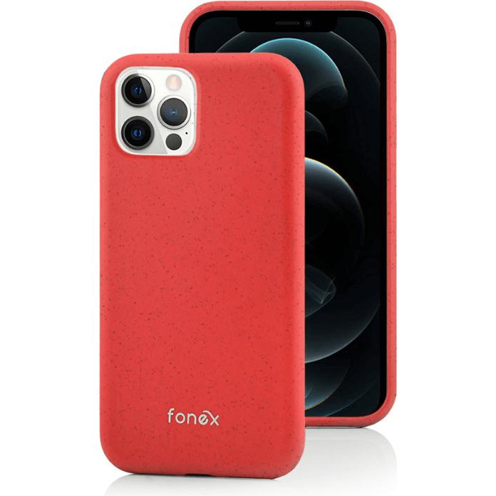 Fongex iPhone 13 Pro Max - Eco-Friendly Bio Case rot (Apple iPhone 13 Pro Max), Smartphone Hülle, Rot