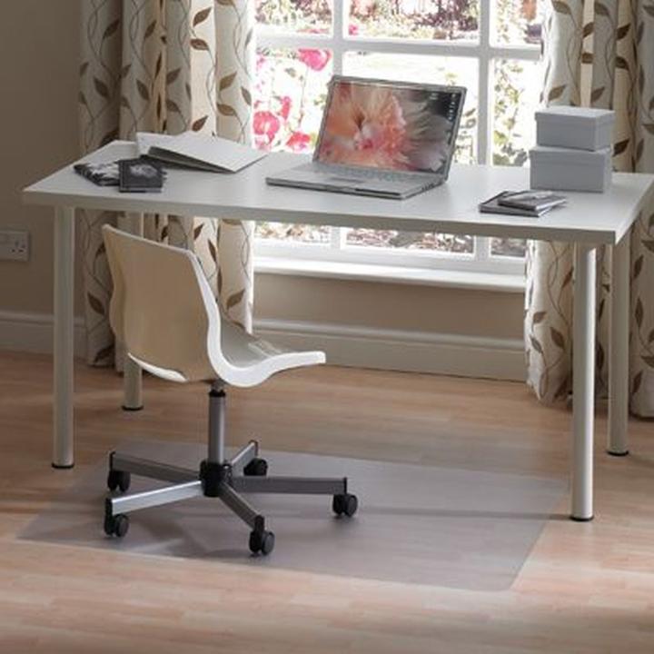 Floortex Tappeto di protezione per pavimenti valuemat vinile per pavimenti duri 120(116)x130cm (130 x 120 cm)