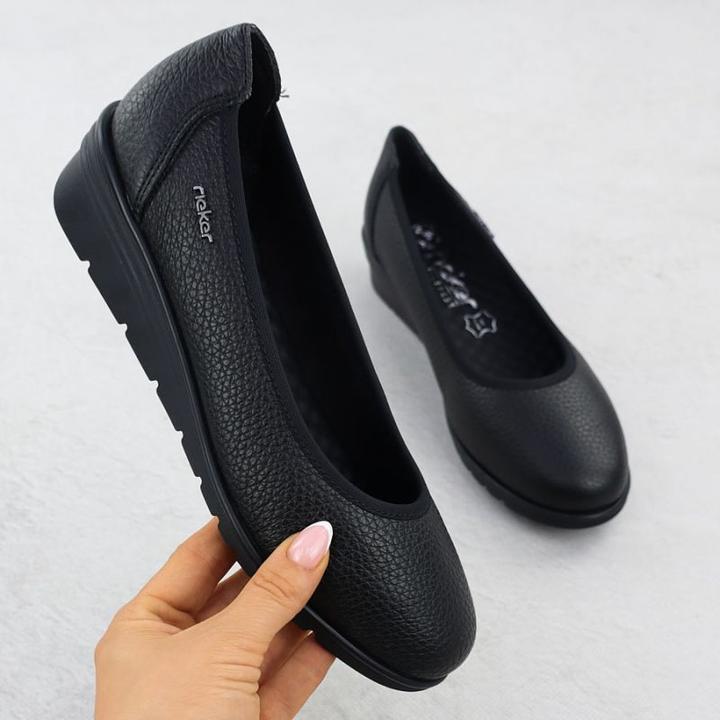 Produktbild Rieker Dames L5360 Ballerina, zwart, 39 EU, zwart, 39 EU (39)