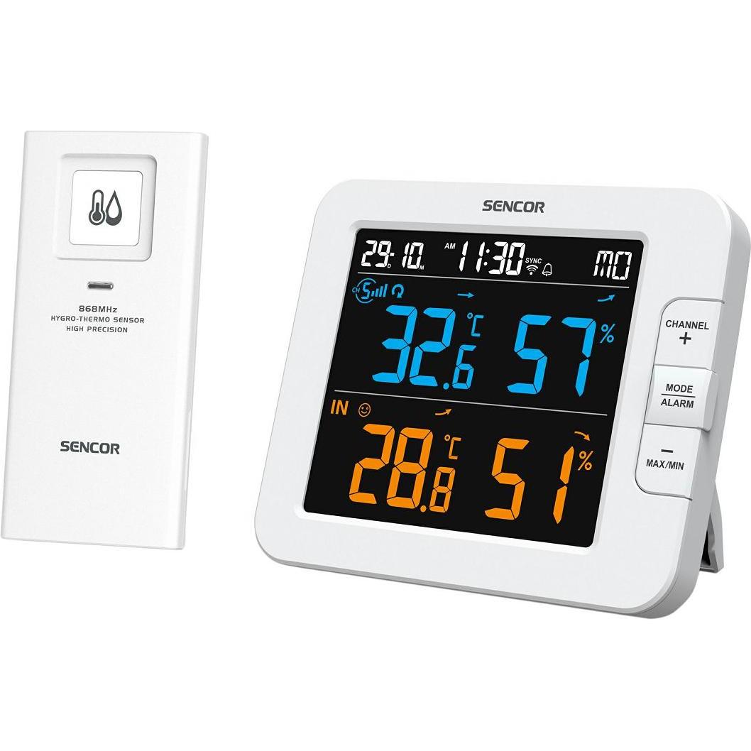 Sencor SWS8600SH weather station, Stazione meteo, Nero