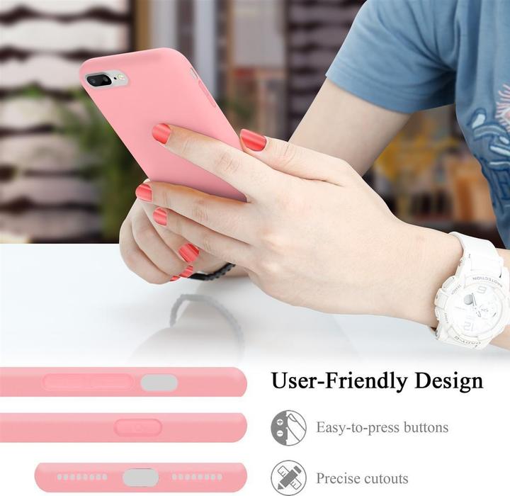 Produktbild Cadorabo TPU Liquid Silicone Case Cover (Apple iPhone 7 Plus, Apple iPhone 7s Plus)