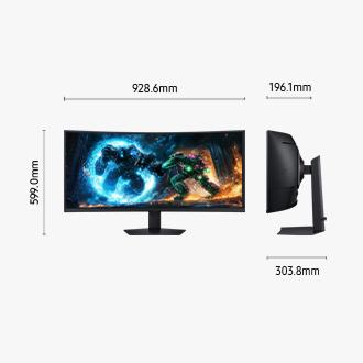 Actual product image Samsung Odyssey G7 G75F (5120 x 2160 pixels, 40")