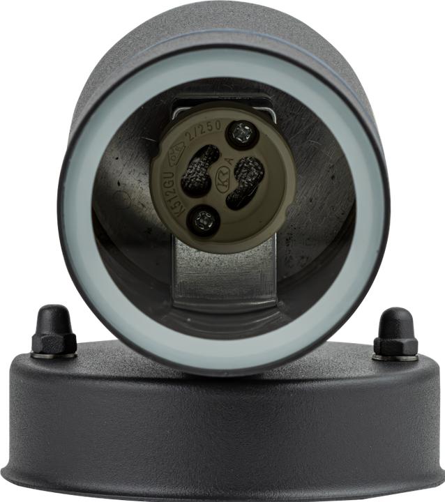 Produktbild Tracon Assenwand-Spotleuchte, anthrazit (GU10, IP44)