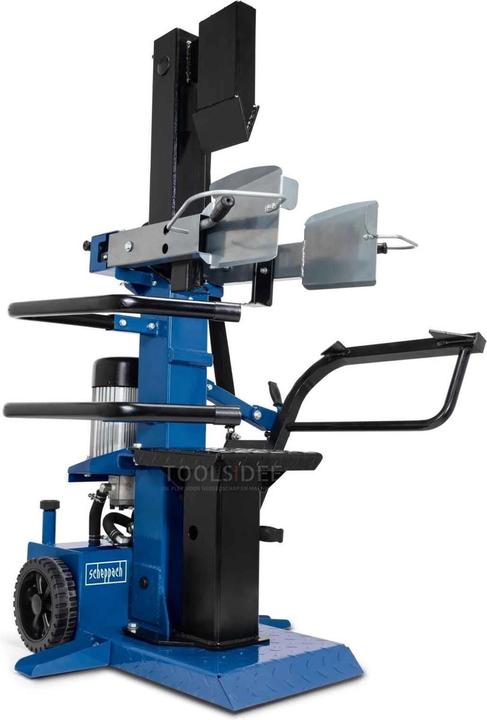 Actual product image Scheppach Holzspalter stehend 10T Spaltkraft inkl. patentierter Spalttechnik, schwenkbarem Tisch & Fahrvorric