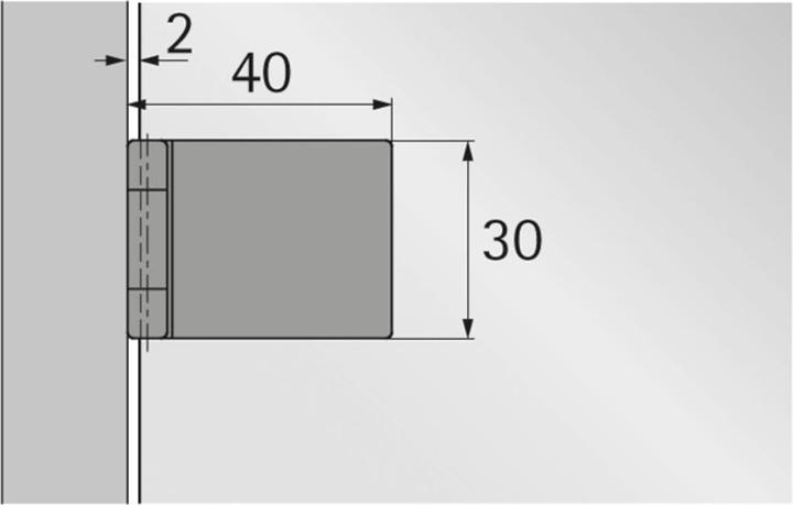 Immagine prodotto Hettich Cerniere per porte in vetro ET 5150 Z