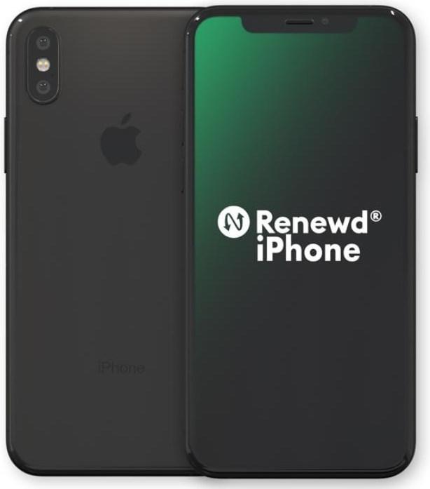 Renewd iPhone XS (64 GB, Space grey, 5.80", 12 Mpx, Doppia SIM, A / Come nuovo)