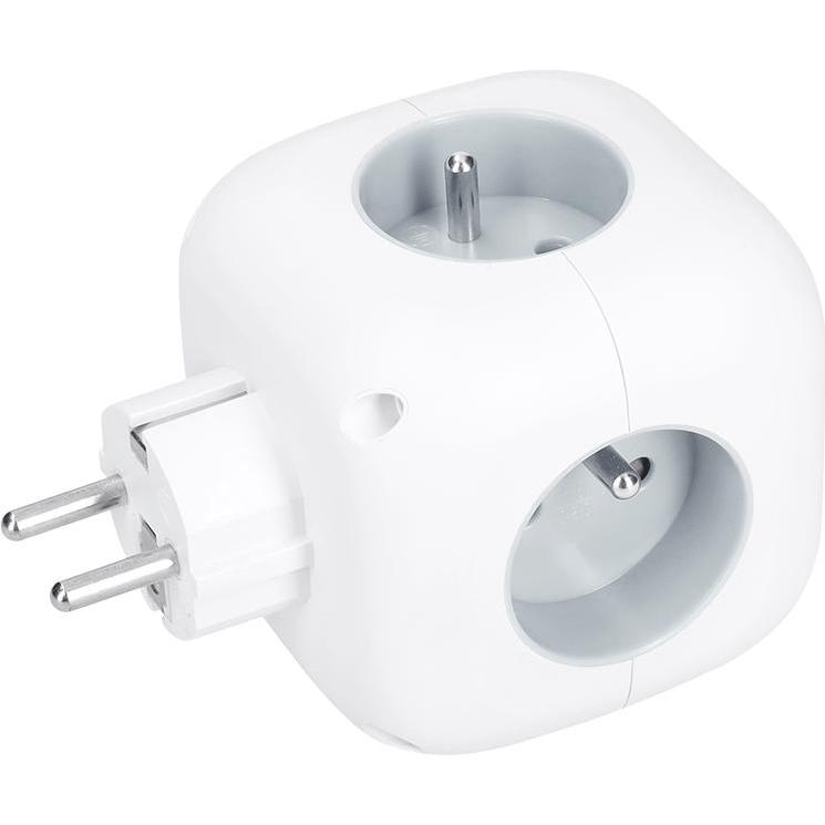 Olight, Ciabatta multipresa, Solight P110C weiss / Steckdosenleiste / 3x 16A / USB A+C / Ein-/Ausschalter (3 x)