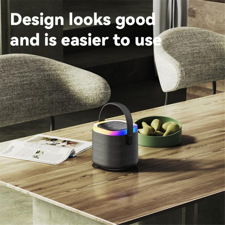 Actual product image Yesido BT Speaker YSW25, 5W, RGB, Black