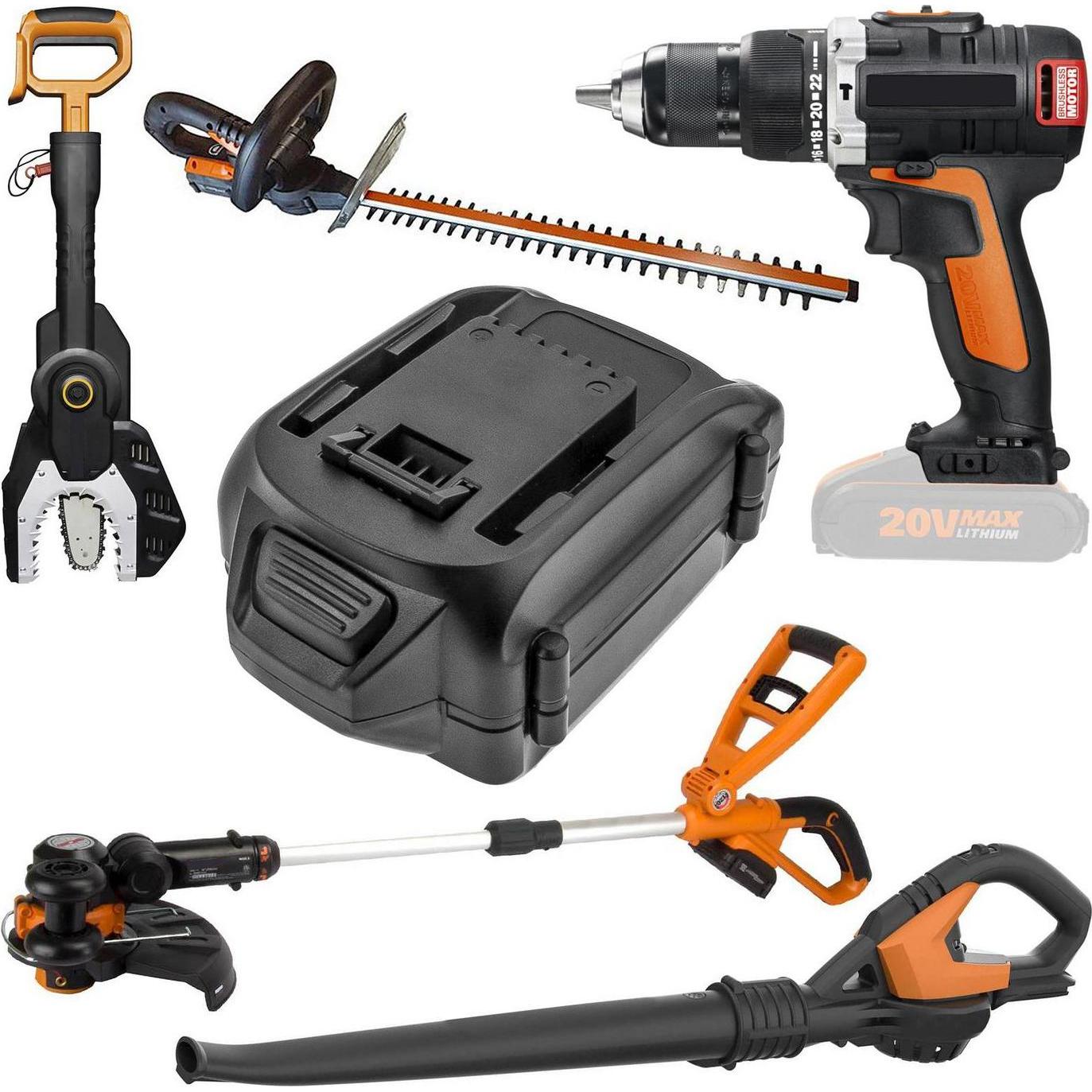 Thumbnail - CoreParts Battery for Worx Power Tools (4000 mAh), Notebook Akku, Schwarz