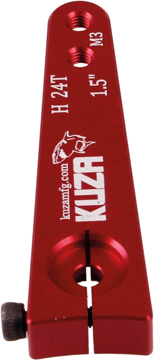 Produktbild Kuza servohebel 1-arm hitec 24t 38/32mm 1.5" m3 heavy duty v2 aluminium