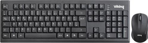 Productafbeelding Viking Toetsenbord en muis Ativa HKM8117 Draadloos QWERTZ (DE, Draadloze)