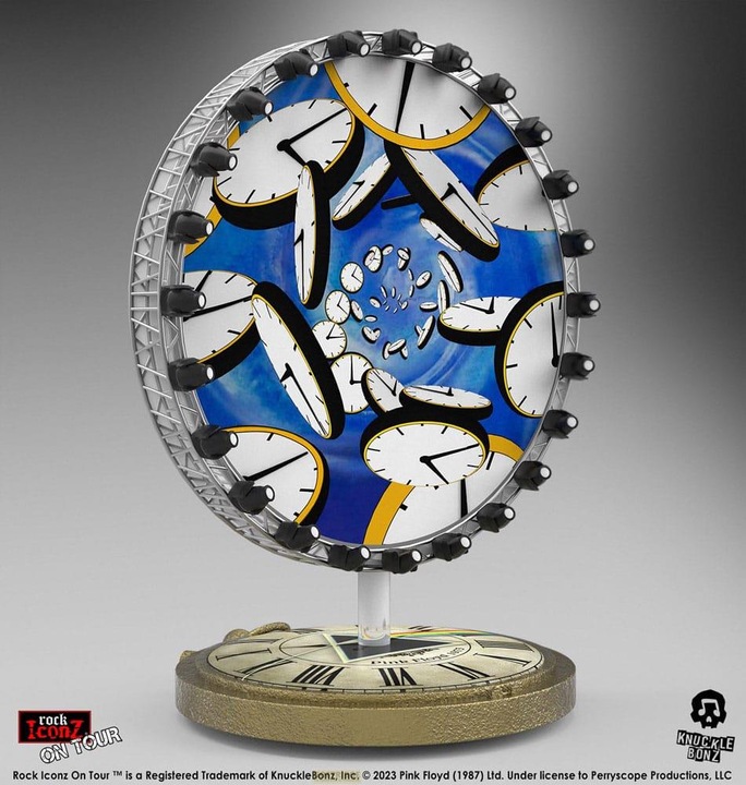 Produktbild Knucklebonz Pink Floyd Rock Iconz On Tour Statue Time Projection Screen (Dark Side of the Moon Tour) 25 cm