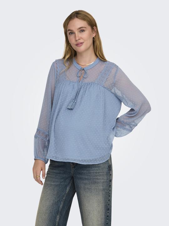 Produktbild Only Maternity Normal geschnitten Mandarin Kragen Maternity Elastische Bündchen Top Top (XL)