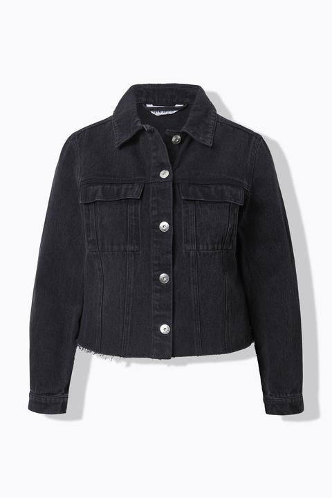 Produktbild Studio Untold Jeansjacke, cropped, cutted Saum (60)