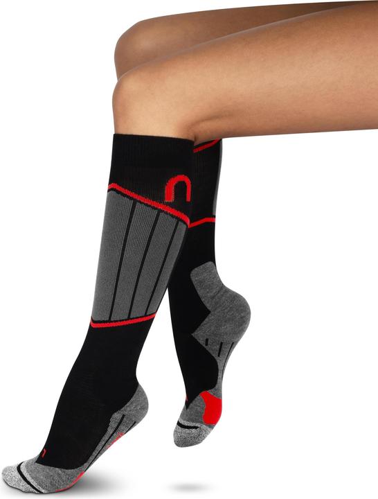 Immagine prodotto Normani 2 paia di gambaletti a compressione Merino Darwin (Confezione da 2, 35 - 38)
