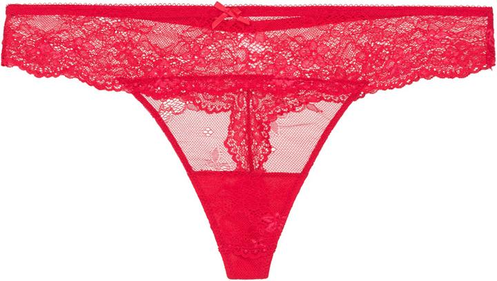 Actual product image LingaDore Daily Lace Thong - Red (L, Single pack)