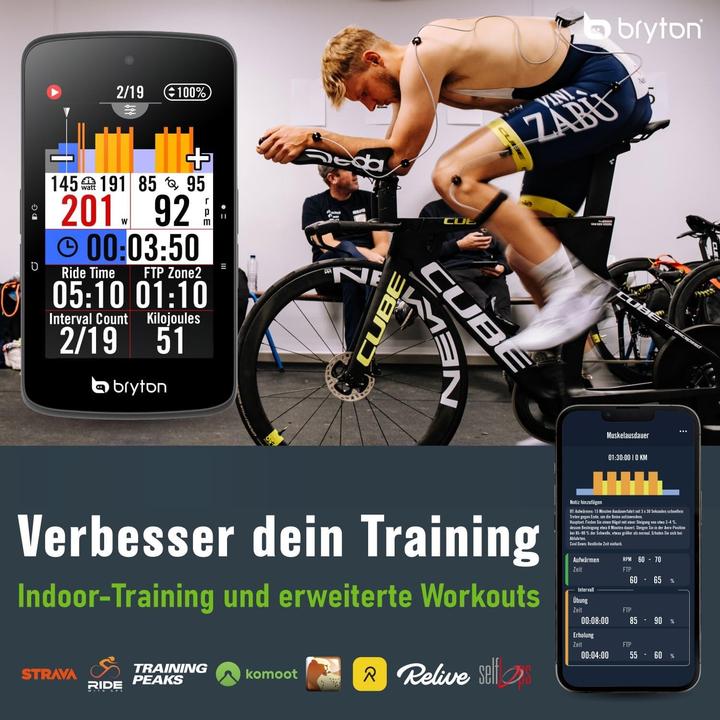 Produktbild Bryton Rider S800 T Fietscomputer