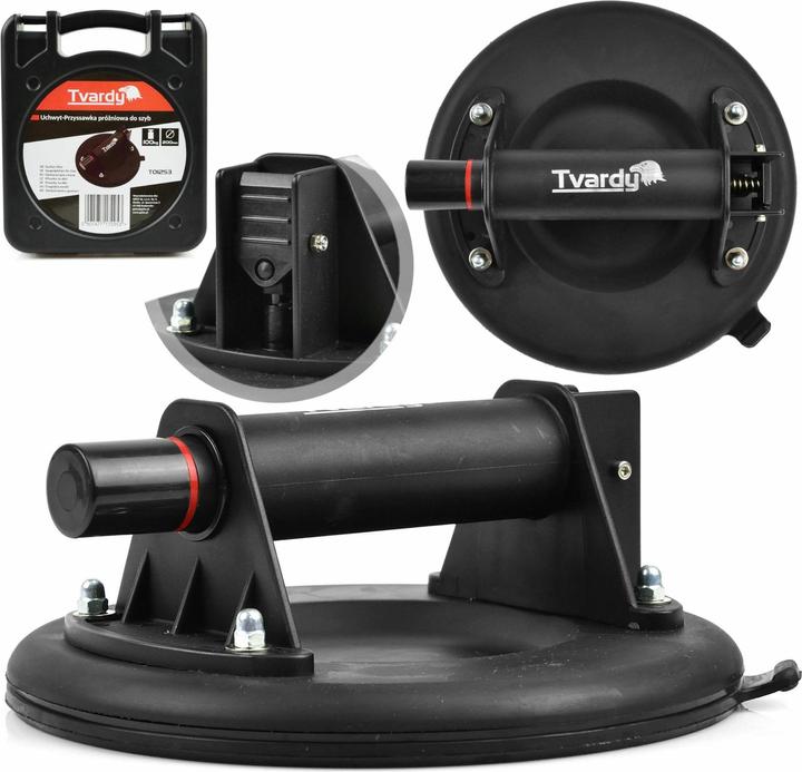 Actual product image MGA TWARDY PRZYSSAWKA PRÓŻNIOWA 200mm Z POMPKĄ 100kg (100 kg)