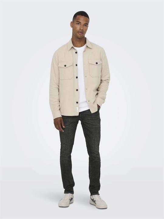 Actual product image Only & Sons ONSLOOM SLIM BLACK Slim Fit Jeans (W34/L32)