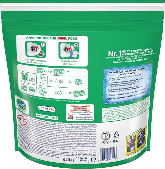 Produktbild Ariel All-in-1 (53 Waschgänge, Waschpods)