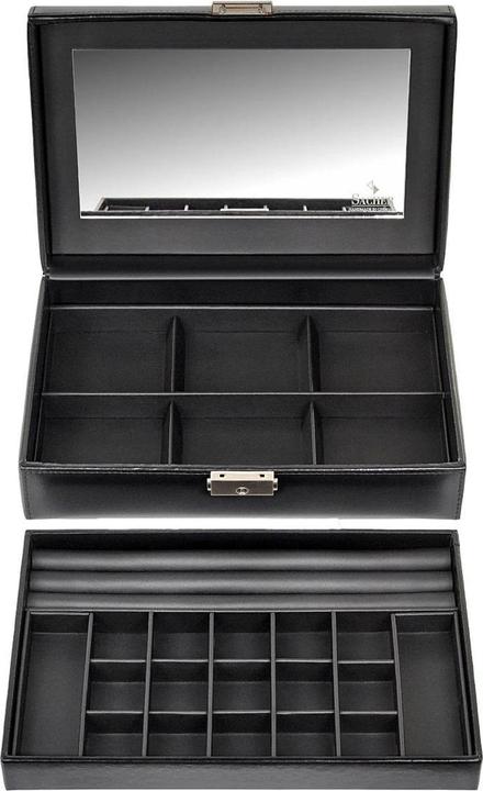 Produktbild Sacher 44.107.0104N04 - Schmuckkassette Isa black exclusive schwarz (Leder)