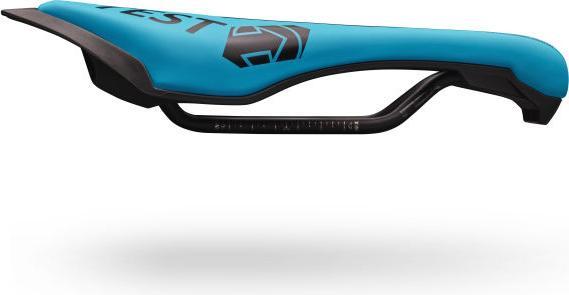 Actual product image PRO Bike Gear Test saddle TSA 1.2 TRI/TT saddle, blue, stainless steel frame, 142mm