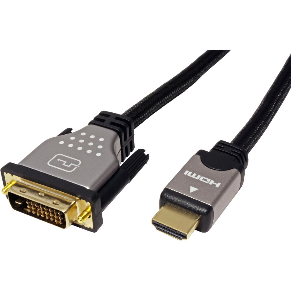 Thumbnail - Roline DVI — HDMI (Typ A) (1.50 m, DVI, HDMI), Video Kabel