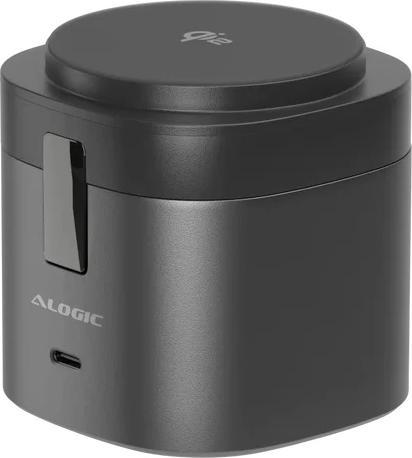 Actual product image Alogic PowerPod 4in1 Qi2 kabelloses Ladegerät schwarz