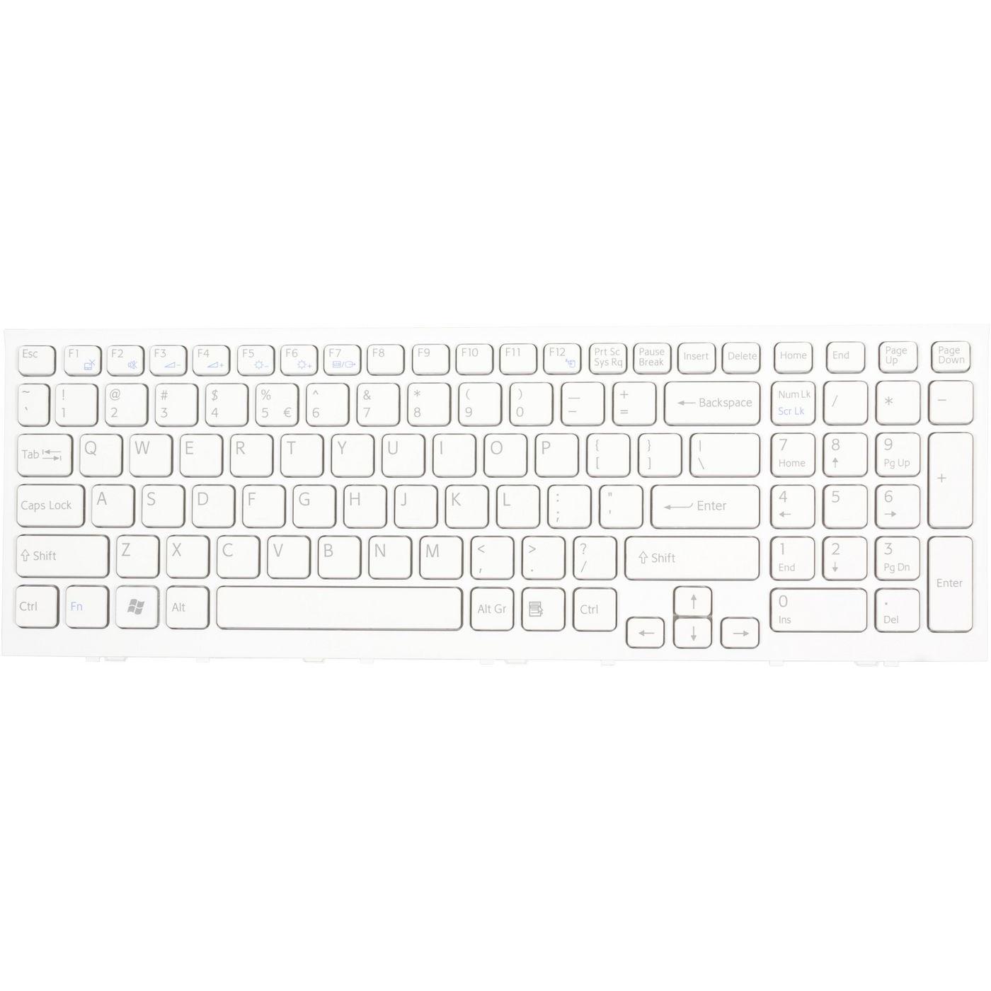 Sony Keyboard (US), Notebook Ersatzteile, Weiss