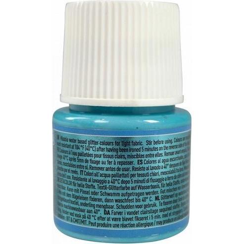 Thumbnail - Pebeo, Künstlerfarbe + Bastelfarbe, Setacolor helle Stoffe (Türkis, 45 ml)