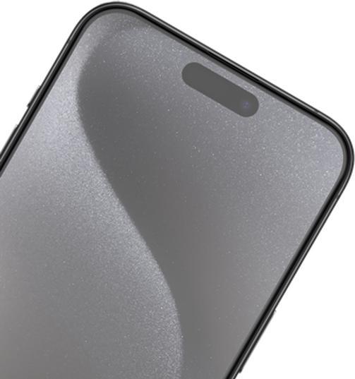Produktbild Just in Case GehÃ¤rtetes Glas Clear Displayschutzfolie Apple iPhone 15 Pro Max (1 Stück, Apple iPhone 15 Pro Max)