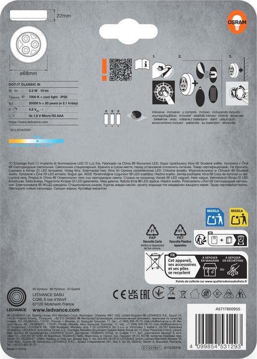 Actual product image Osram DOT-it® Silver