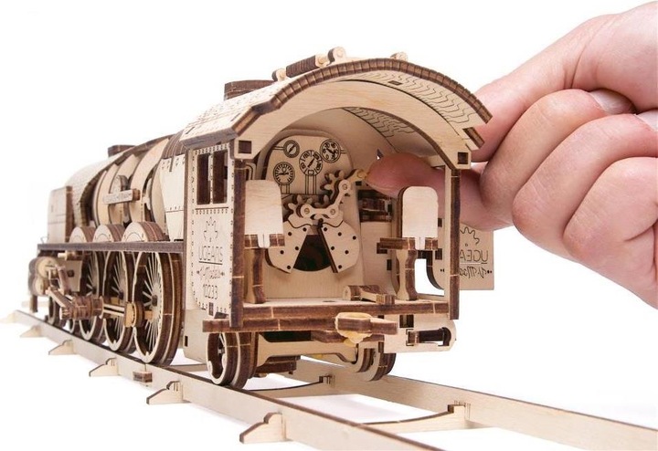 Image du produit Ugears Locomotive V-Express avec wagon