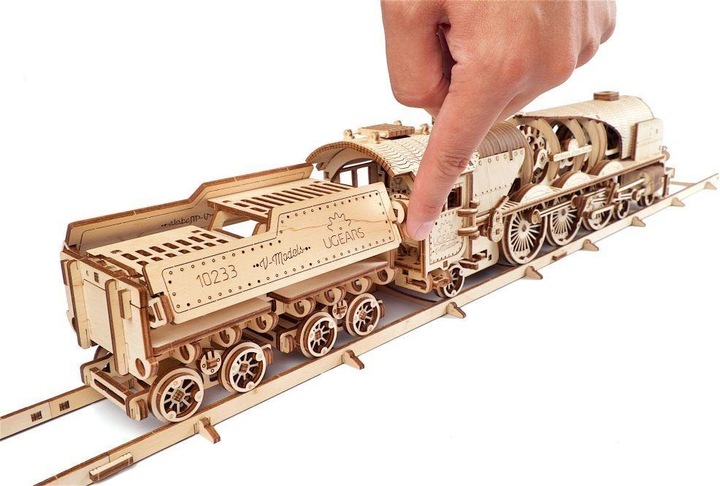 Image du produit Ugears Locomotive V-Express avec wagon