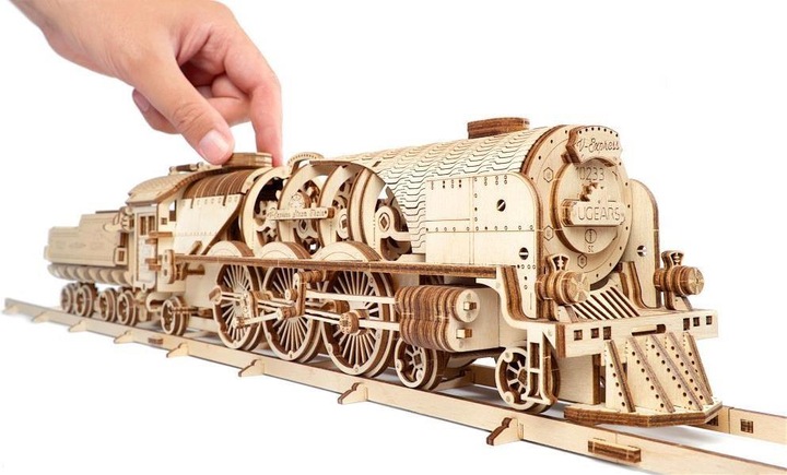 Image du produit Ugears Locomotive V-Express avec wagon
