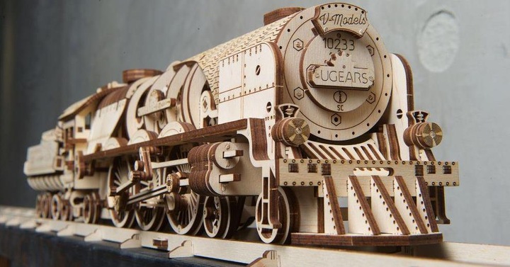 Image du produit Ugears Locomotive V-Express avec wagon