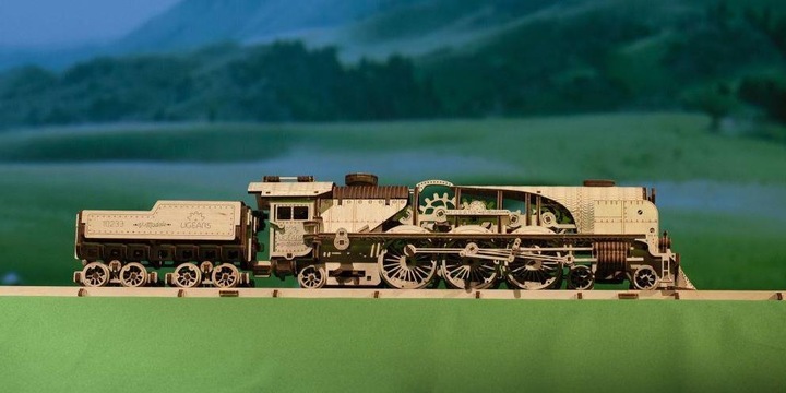 Image du produit Ugears Locomotive V-Express avec wagon