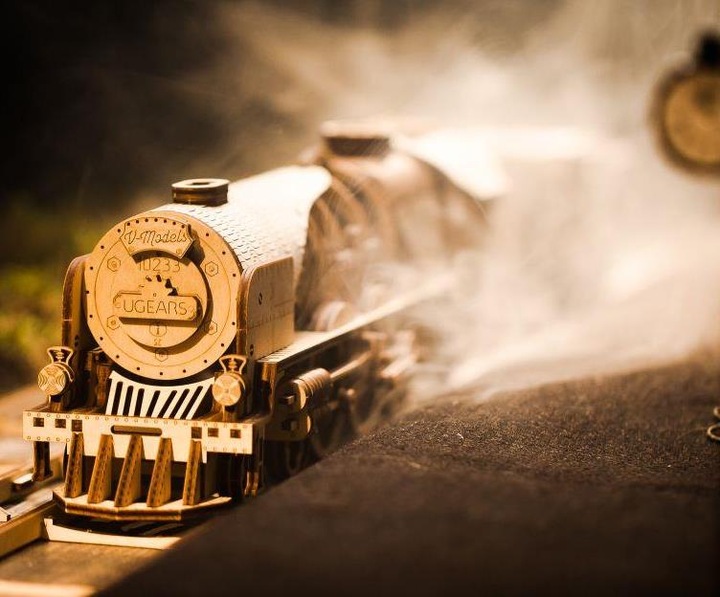 Image du produit Ugears Locomotive V-Express avec wagon