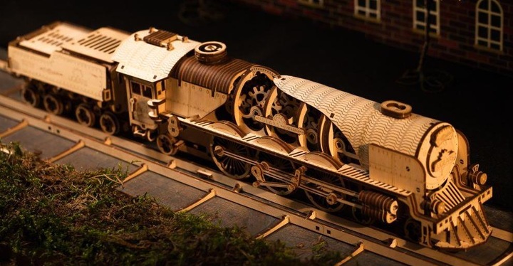 Image du produit Ugears Locomotive V-Express avec wagon
