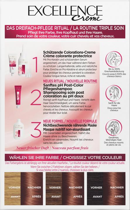 Produktbild L'Oréal Paris Excellence Crème (5.5 Mahagoni Hellbraun)