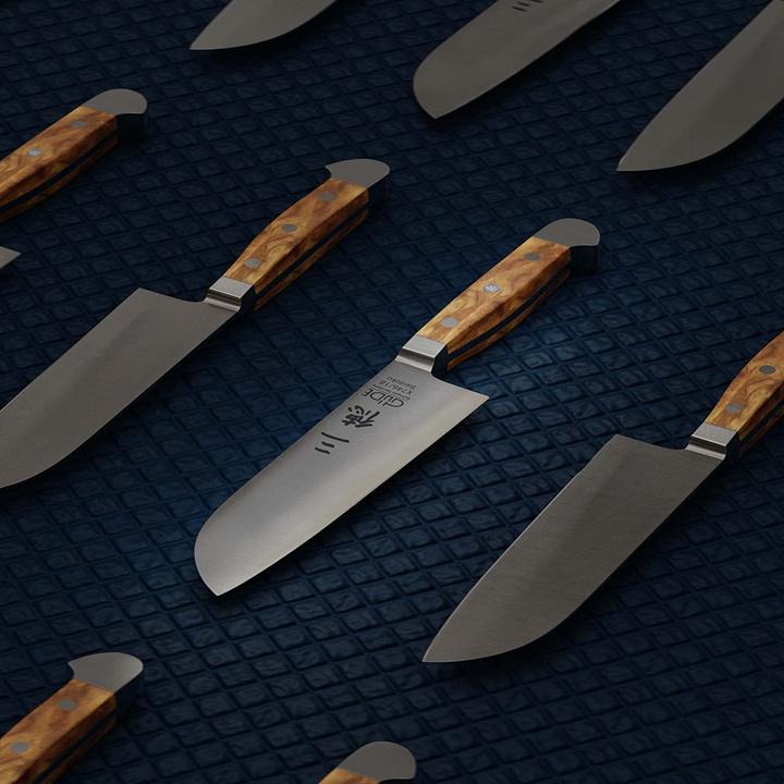 Produktbild Güde Solingen Alpha Santoku 18 cm Olive (18 cm)