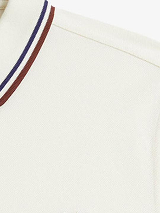 Immagine prodotto Fred Perry Twin Tipped Polo Shirt Short Sleeve Ecru (XXL)